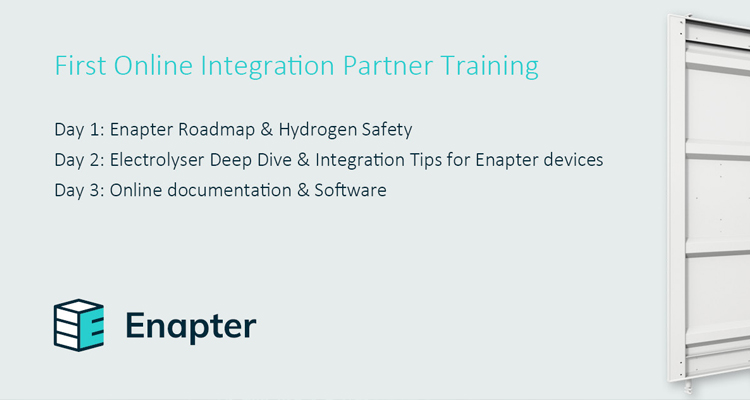 Enapter：首次“集成合作伙伴培訓(xùn)”明顯超出預(yù)期